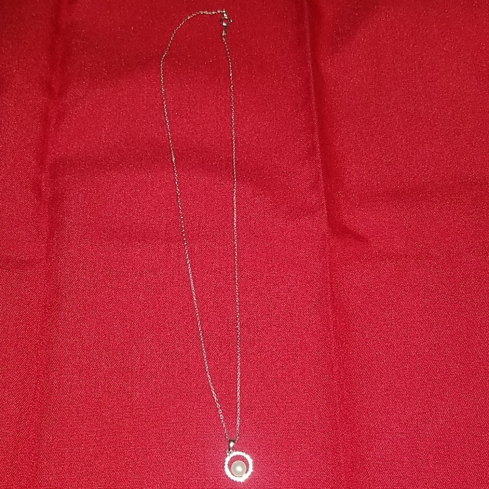 Sterling Silver with pearl necklace